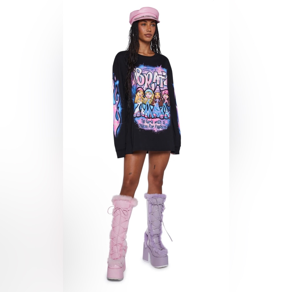 Bratz Graphic Long Sleeve Graphic Tee